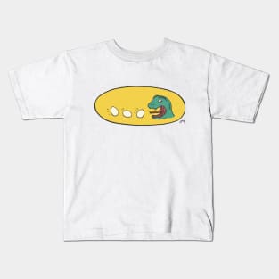 Ah, eggs. Kids T-Shirt